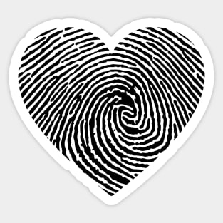 Heartprint Sticker